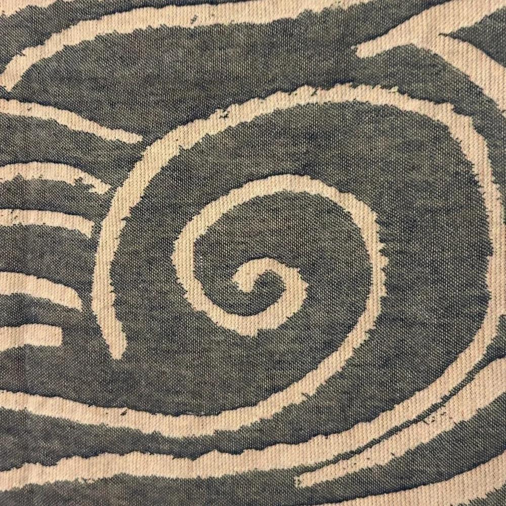 Seahorse Towel + Tapestry in Coral Orange Deep Blue + Lime Green Size 38” x 68”